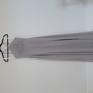 NWT Azazie Bailey bridesmaid dress Silver size A4